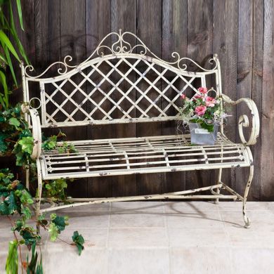 “Stephania” Victorian-Style Iron Garden Bench