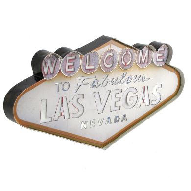 Welcome to Las Vegas Light Up LED Wall Sign
