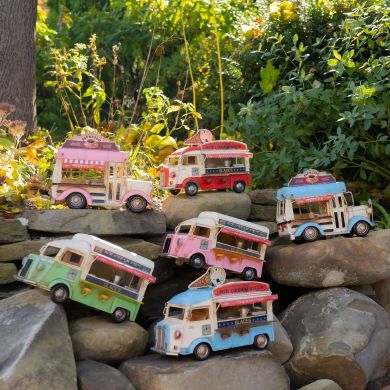 Vintage Style Ice Cream & Coffee Trucks 6 in Assorted Colors and Styles