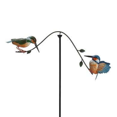 50.25″ Tall Double Bird Balance Stake “Luke & Lucy”