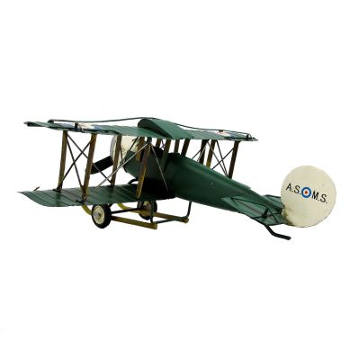 VA170010 Metal Vintage Model Airplanes (Green)